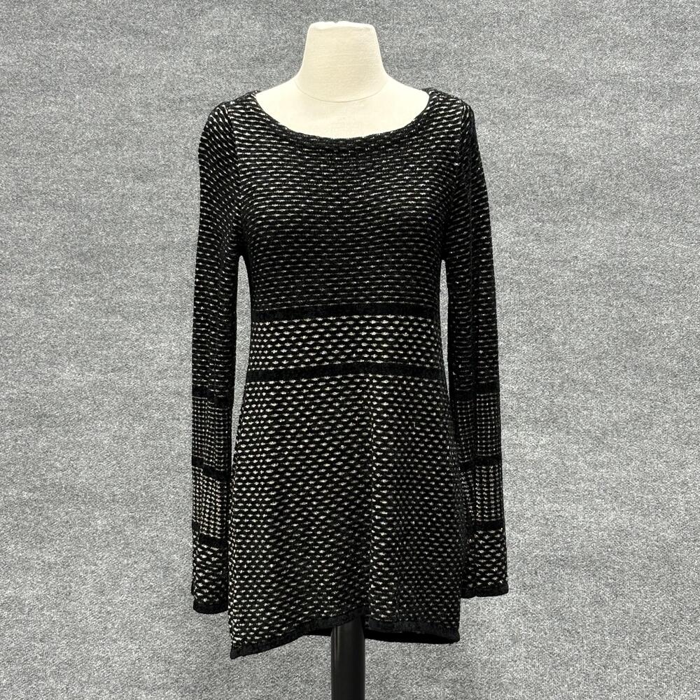 White House Black Market Sweater Dress Womens Medium Long Sleeve Knit